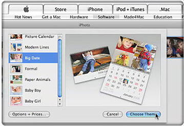 Apple iPhoto software